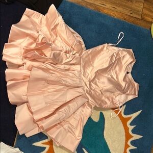 Elegant Pink Mini Dress